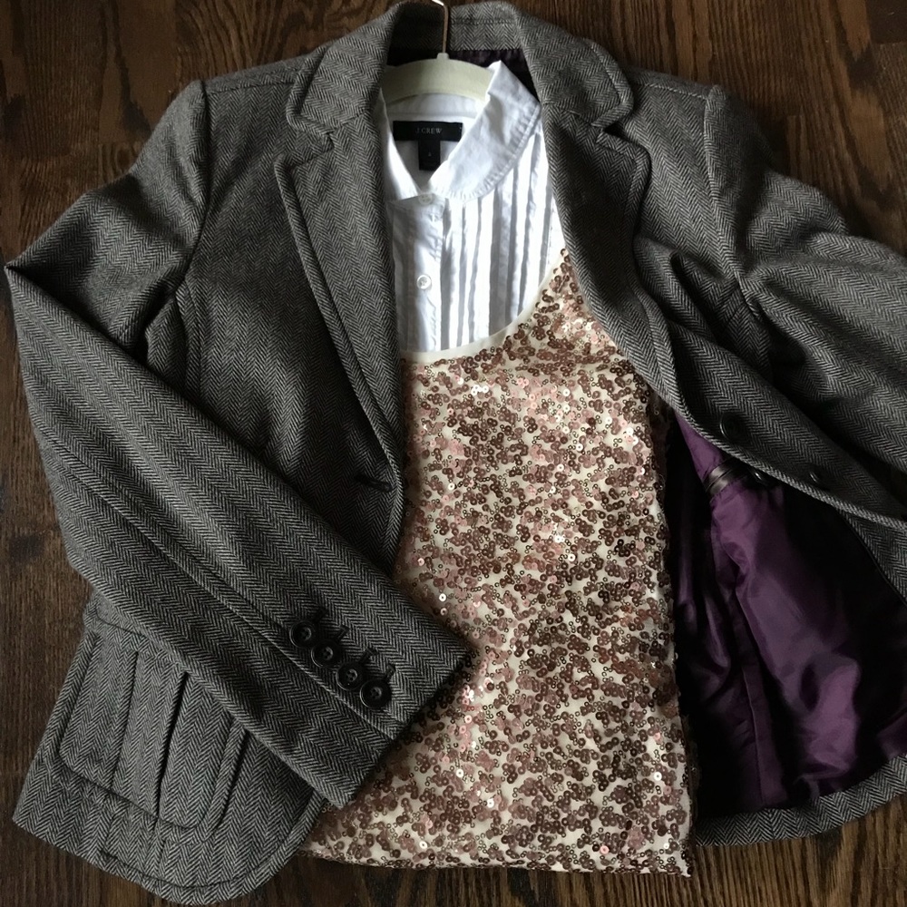 Banana Republic copper gold sequence tank size XS